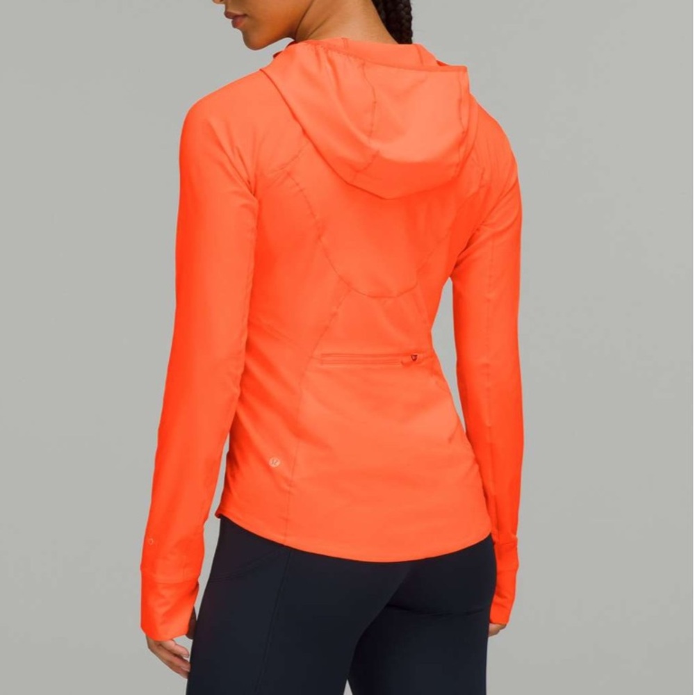 Lululemon Mist over Windbreaker, Highlight Orange jacket size 6 - Picture 2 of 11